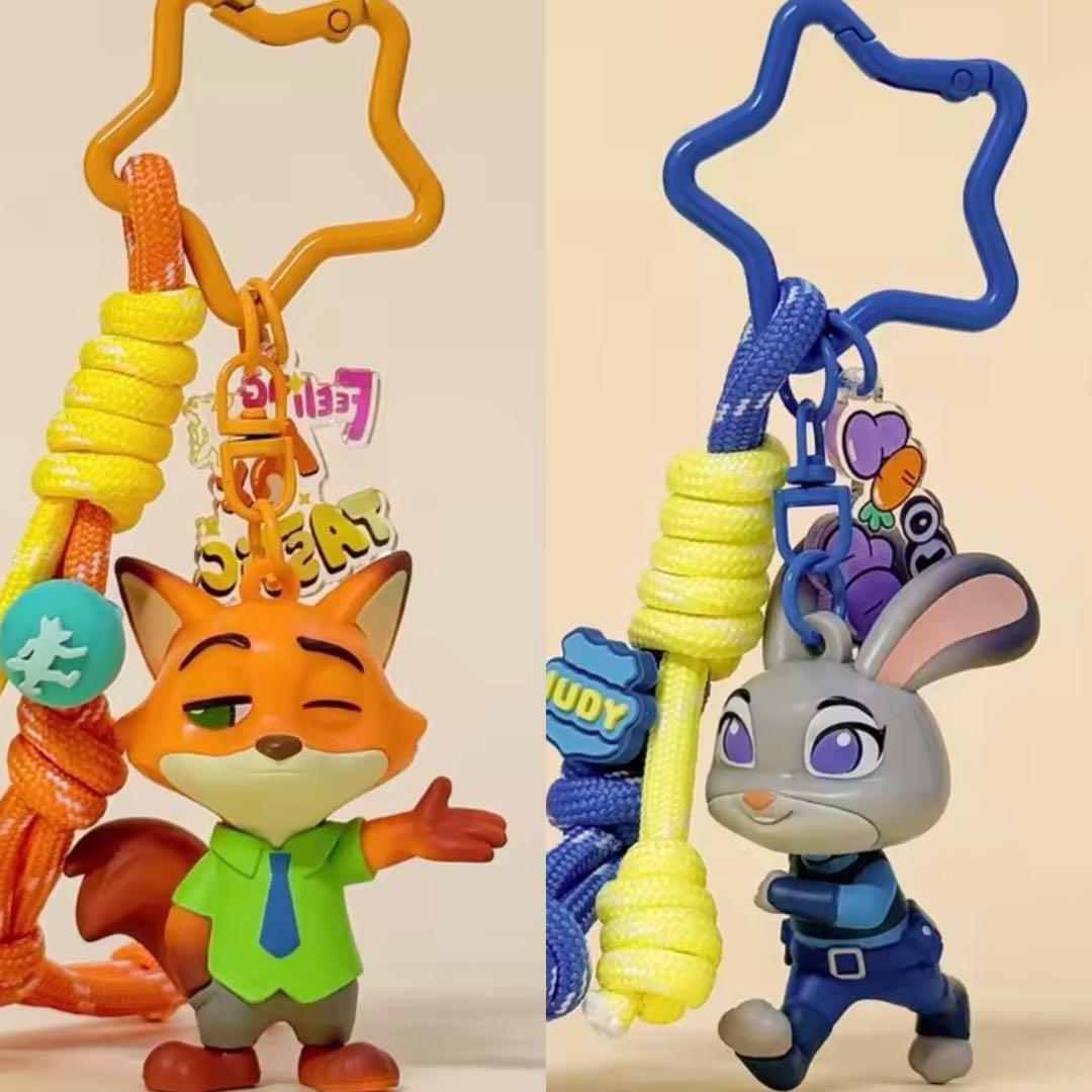 大人気セット❣️ズートピア2 ニック＆ジュディ キーホルダー ストラップ
