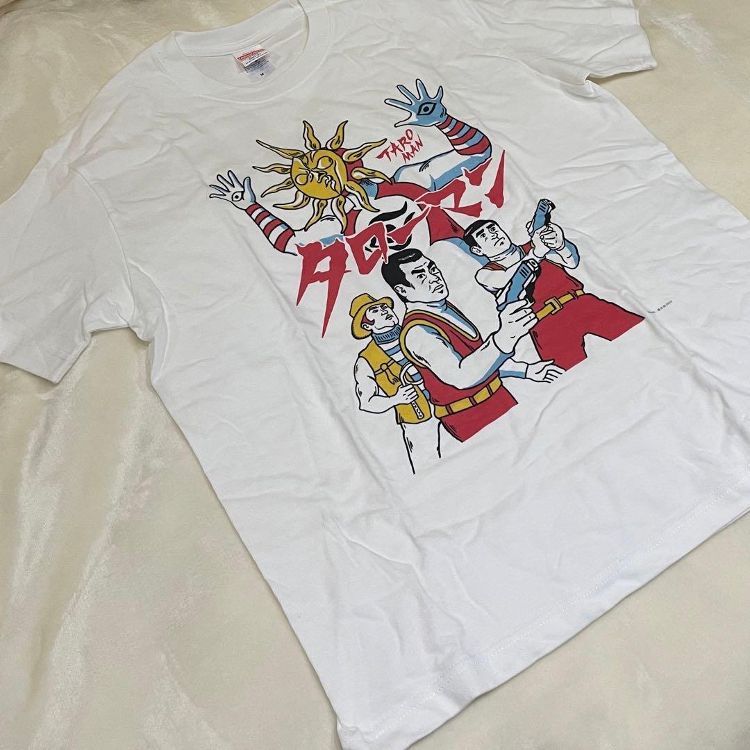 未使用》岡本太郎式特撮活劇 TAROMAN タローマン Tシャツ Mサイズ
