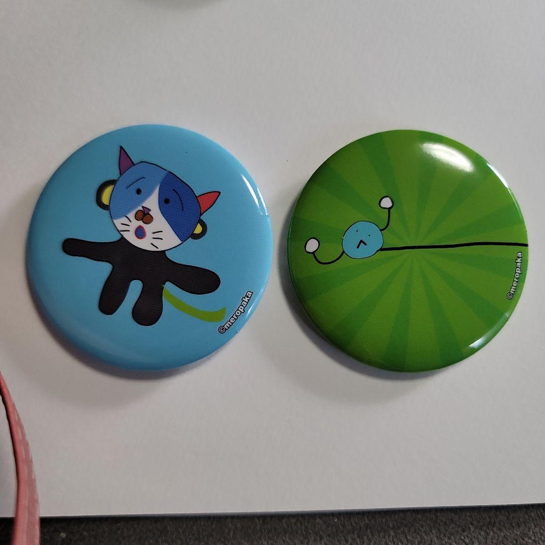 めろんぱーかー そらねこさん 缶バッジ2点セット - メルカリ
