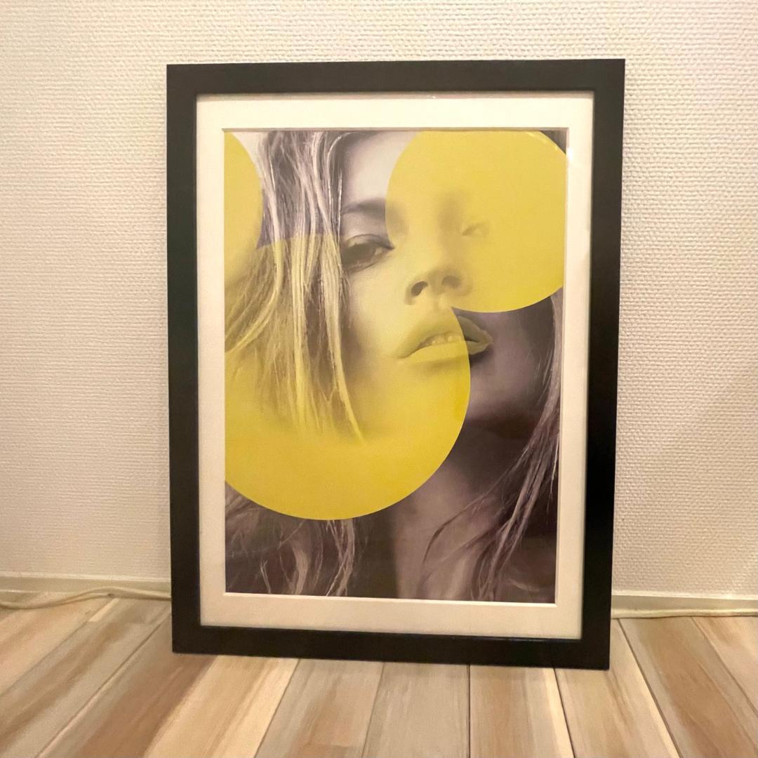 ケイトモスポスター イエロー