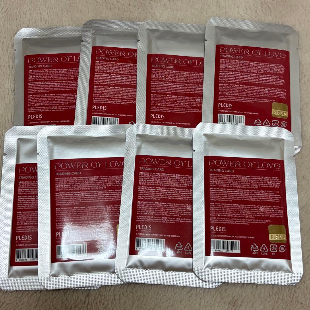 SEVENTEEN POWER OF LOVE トレカ 8セット 新品未開封