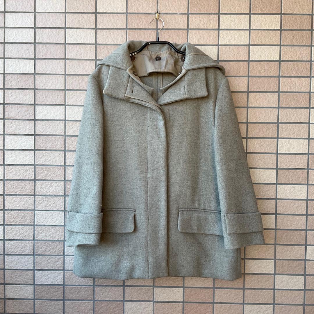 【34サイズ】Chloe クロエ フード付きコート ベージュ