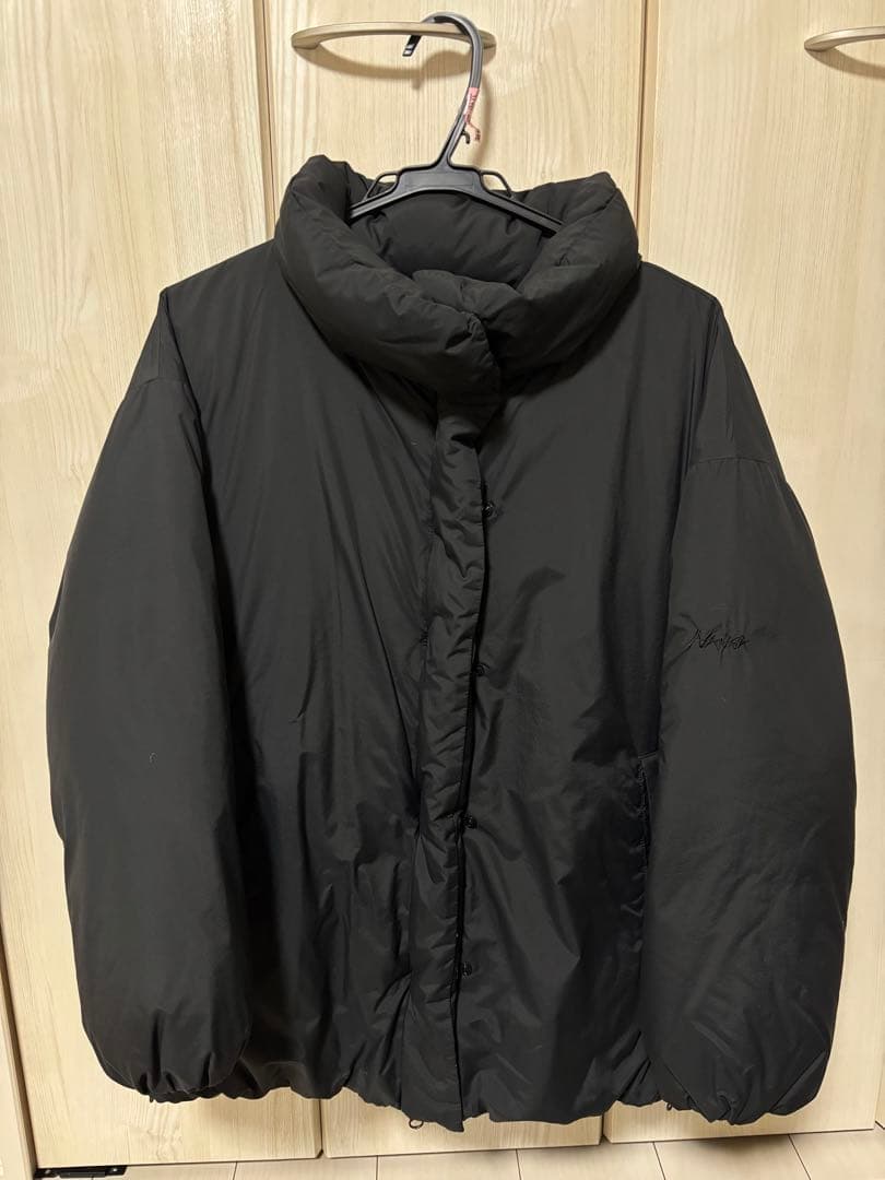 ナンガ NANGA スタンドカラー ダウンジャケット　ブラック レディースM