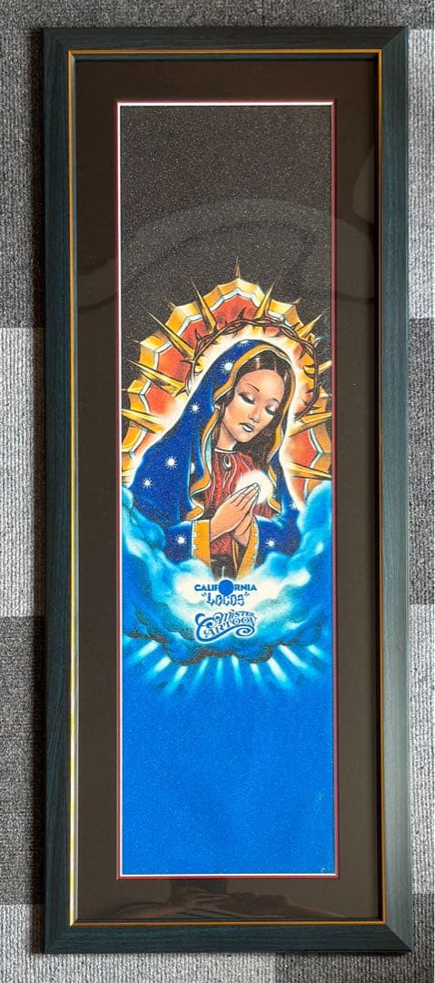 まとめ買い歓迎　Mister Cartoonグリップテープ　紺色額縁 金ライン