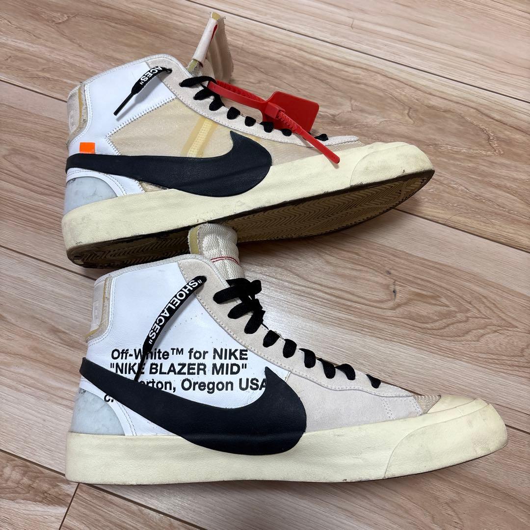 コ*ン様 Off-White × Nike The Ten Blazer Mid Buy Off-White x Nike Blazer Mid 'The Ten' - AA3832 100 | GOAT
