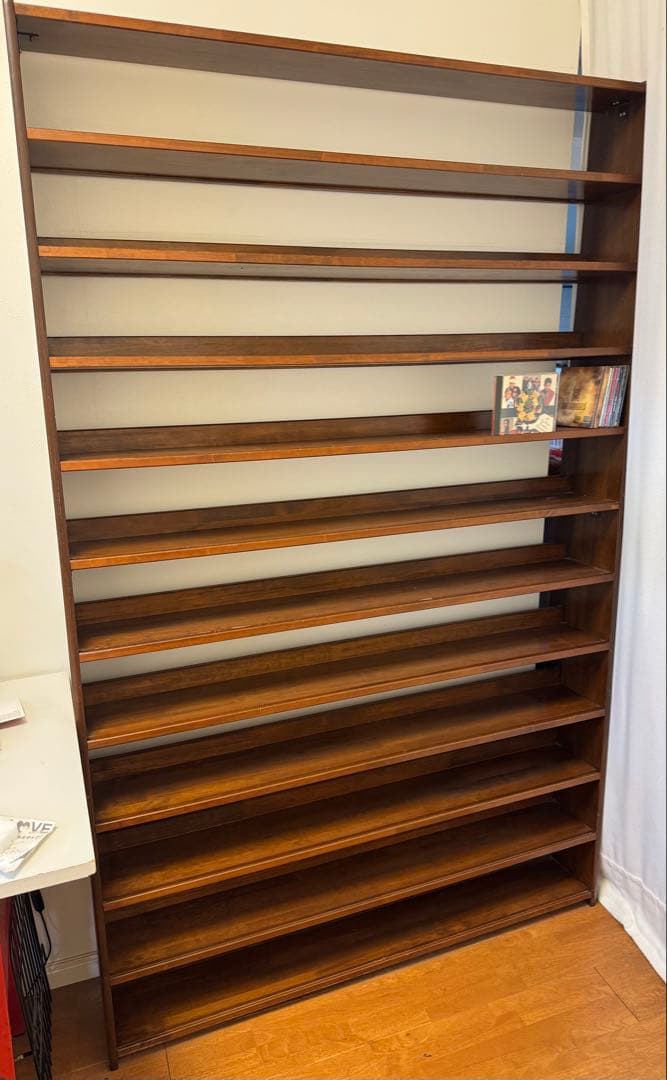 天然杢CDラック10段(送料ご負担いただければどうぞ)