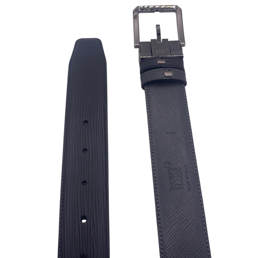 美品 montblance モンブラン ベルト リバーシブル 調整可120cm