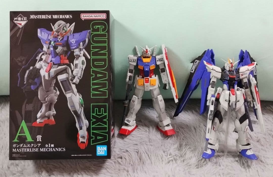 一番くじ　ガンダム　フリーダム　エクシア　フィギュア　MASTERLISE