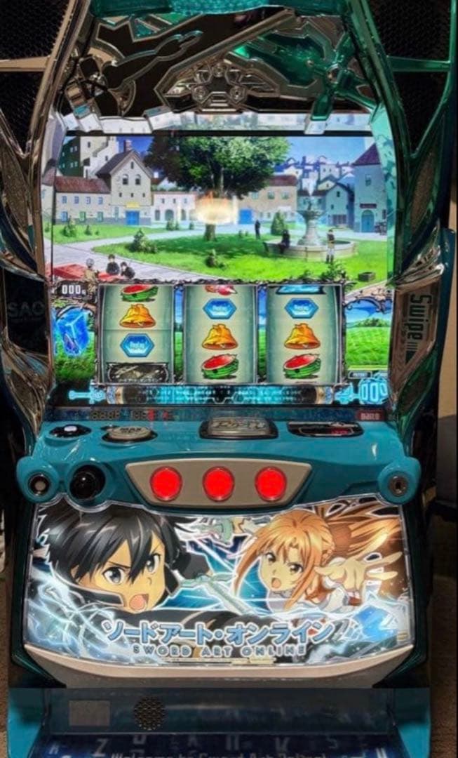 【本州送料込】パチスロ中古実機 ソードアート・オンライン 簡易ユニット付 大都技研 スロット ソードアート・オンライン 中古パチスロ実機