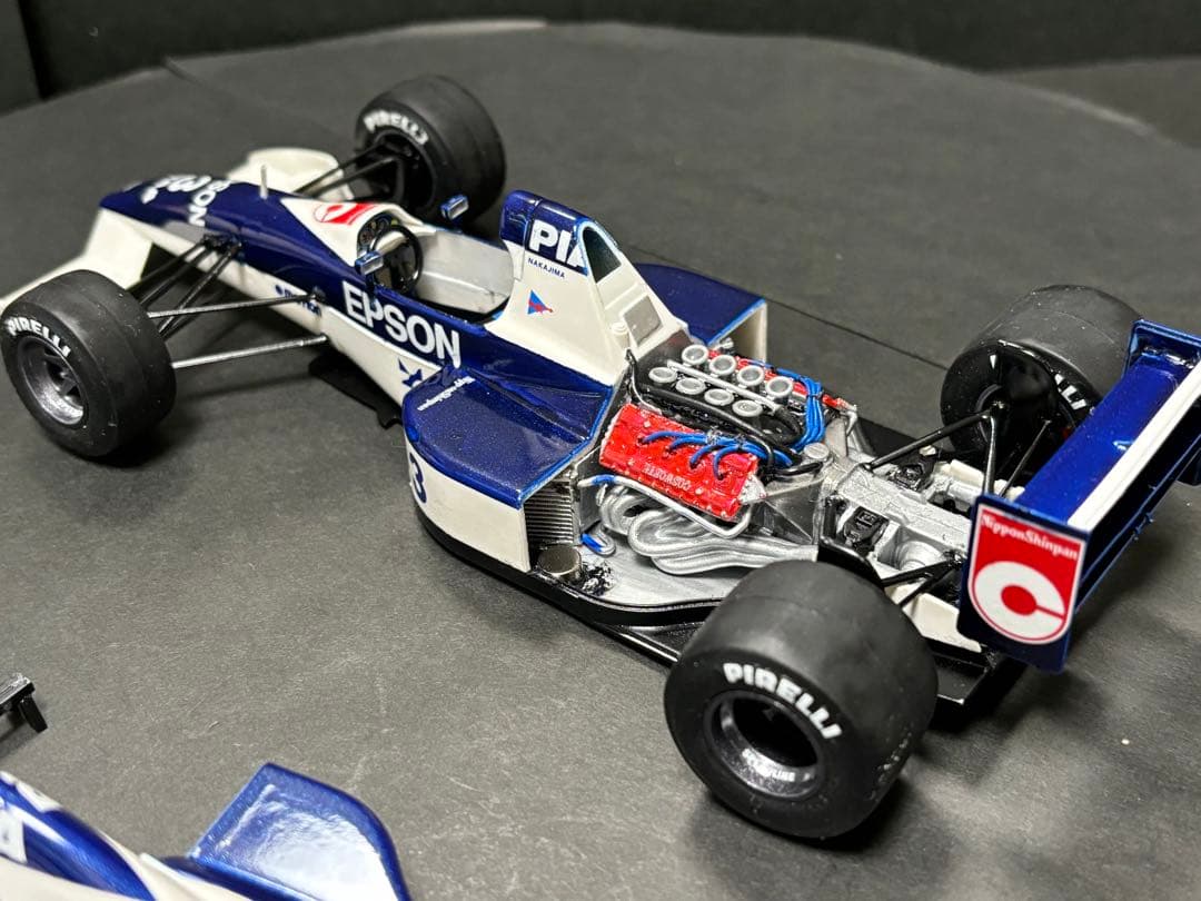 素人製作 】 モデラーズ ティレル019 1/24プラモデル完成品 - メルカリ