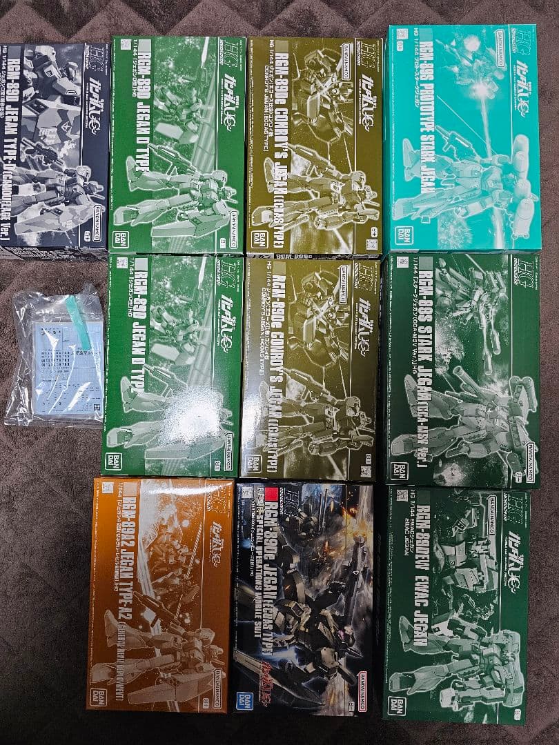 HG1/144 ジェガンシリーズ 10個セット+限定デカール3枚