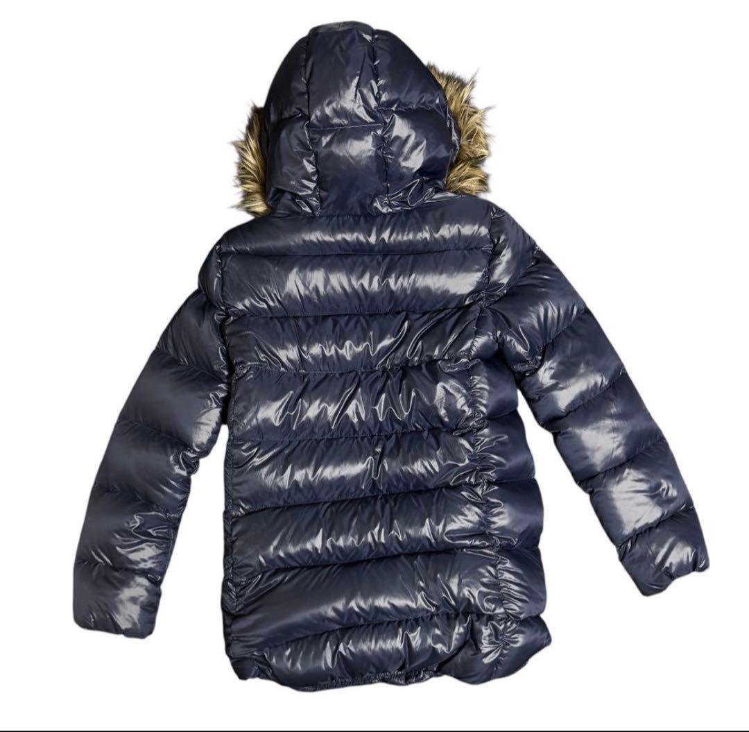 平成 お兄系 ファーダウンジャケット Y2K 光沢 ギャル ブルー - メルカリ