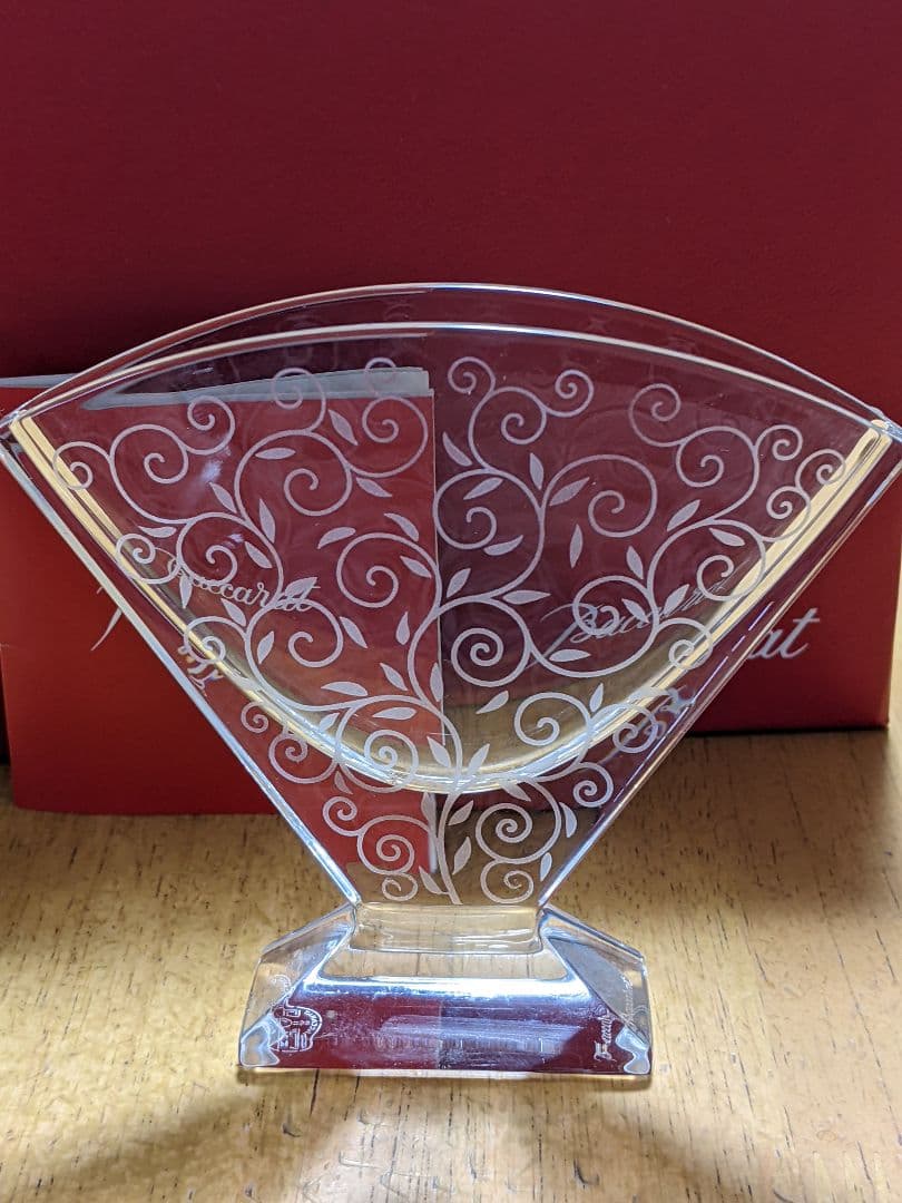 バカラ　フラワーベース　ランデブーシリーズ