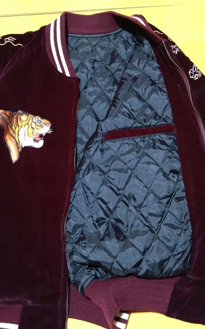 スカジャン 虎 ドラゴン刺繍 横須賀 和柄 横須賀ジャンパー ジャパン