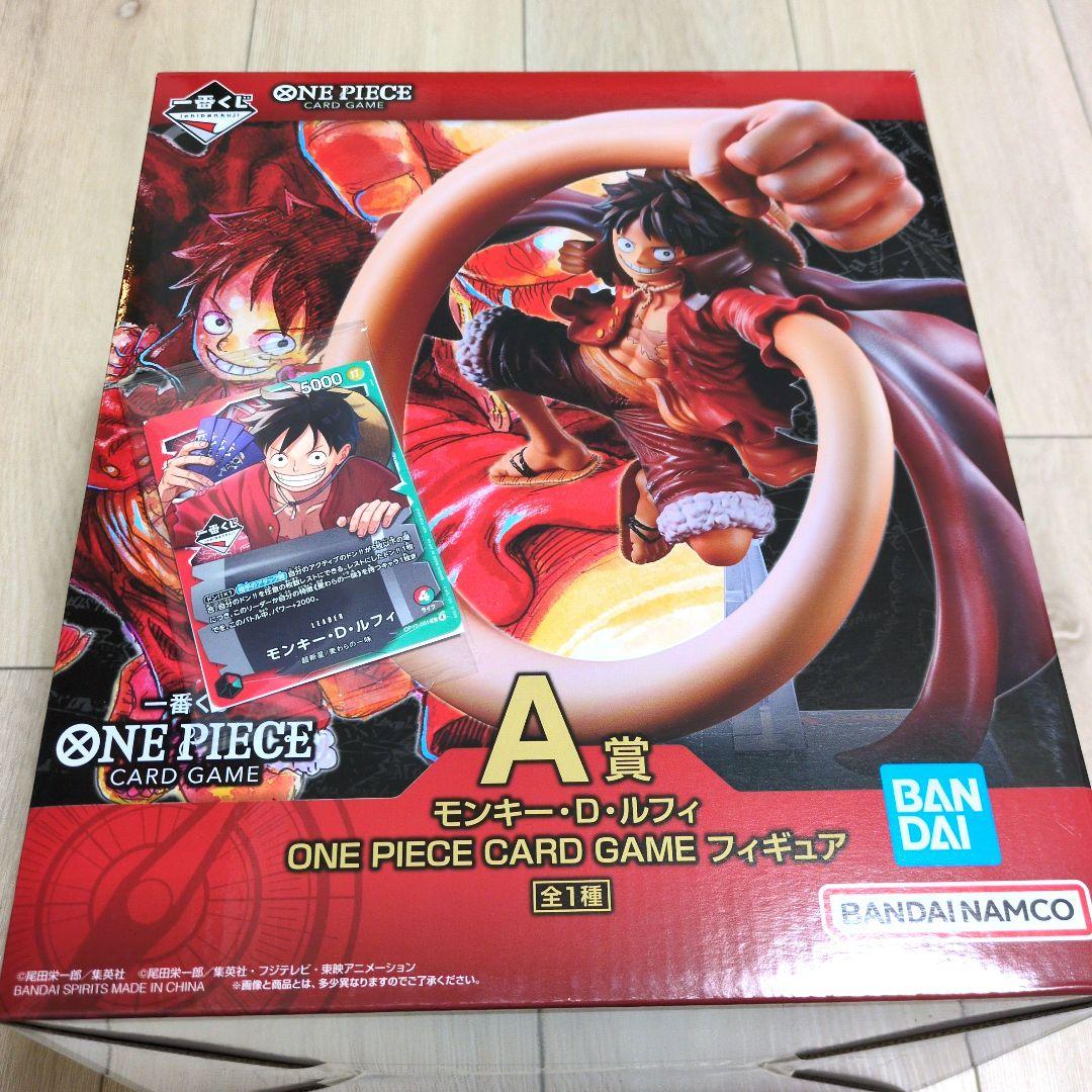 【新品未開封】A賞 ワンピース 一番くじ ルフィ フィギュア プロモカード 2点