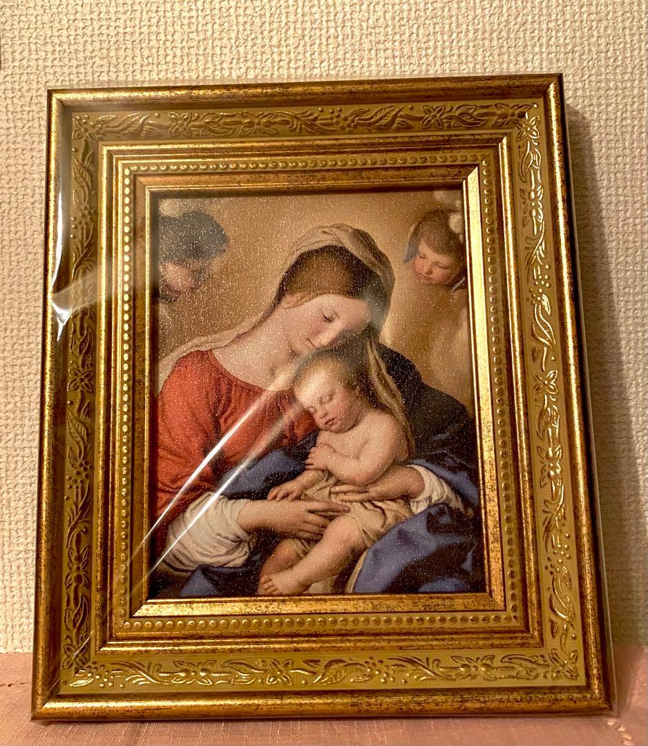 ルーヴル美術館展 ミニ複製画 眠る幼子イエス