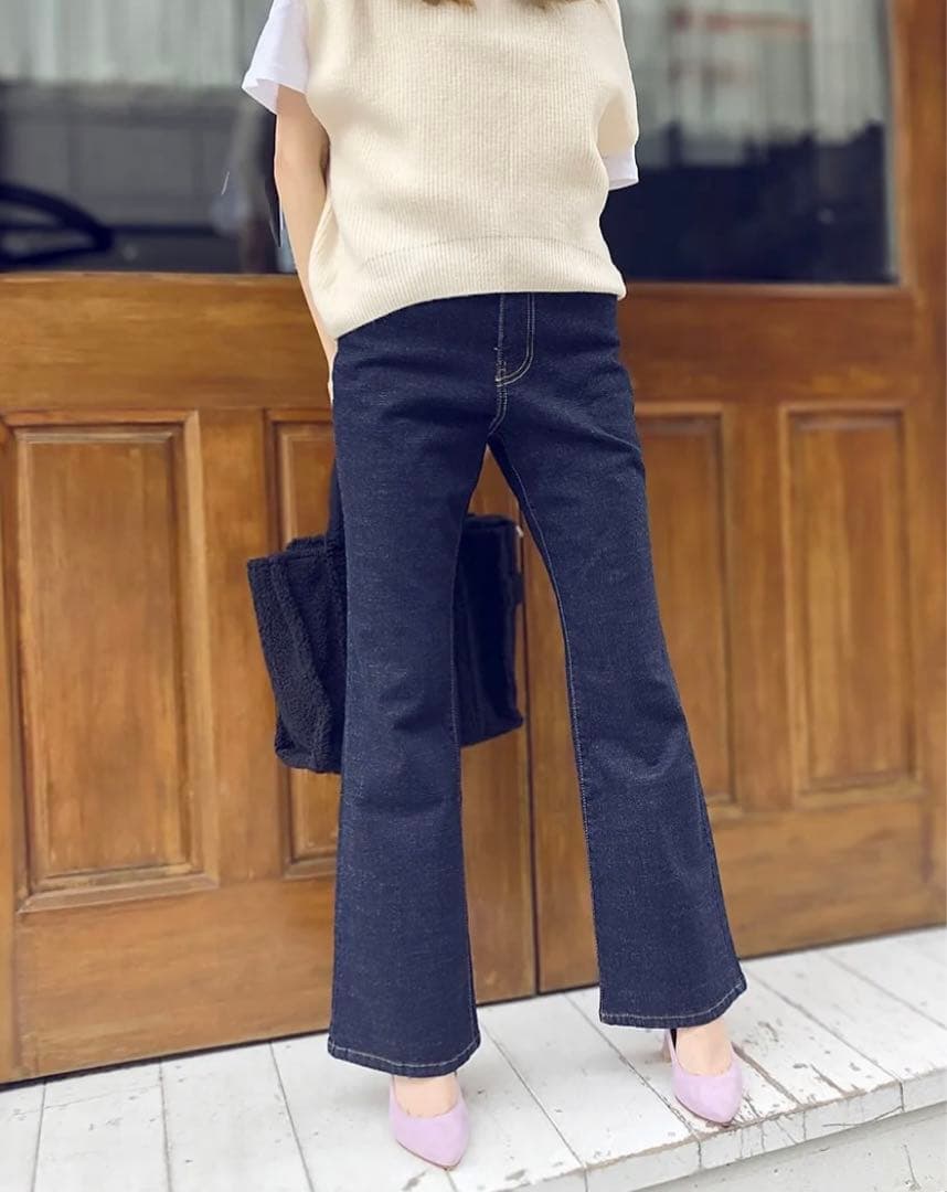 【新品未使用品】INDIMARK インディマーク フレア デニム インディゴ