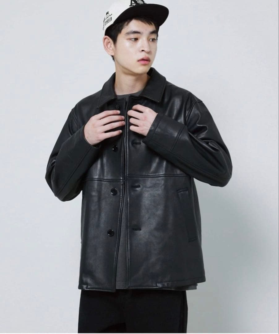 シープレザー カーコート JOURNAL STANDARD ブラック ジャーナルスタンダード JOURNAL STANDARD シープレザー カーコート