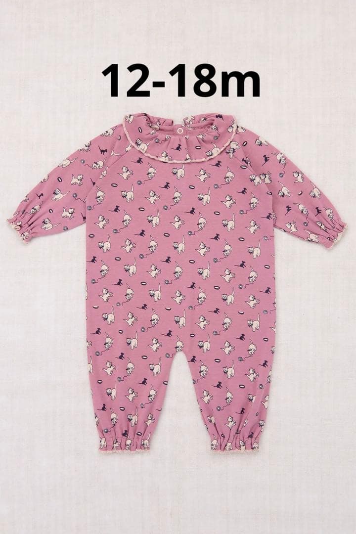 ロンパース・カバーオール Misha & Puff Baby Pierrot Onesie 12-18m