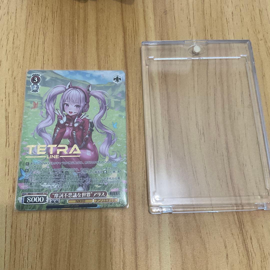 ヴァイスシュヴァルツ “摩訶不思議な世界”アリス SSP NIKKE WS