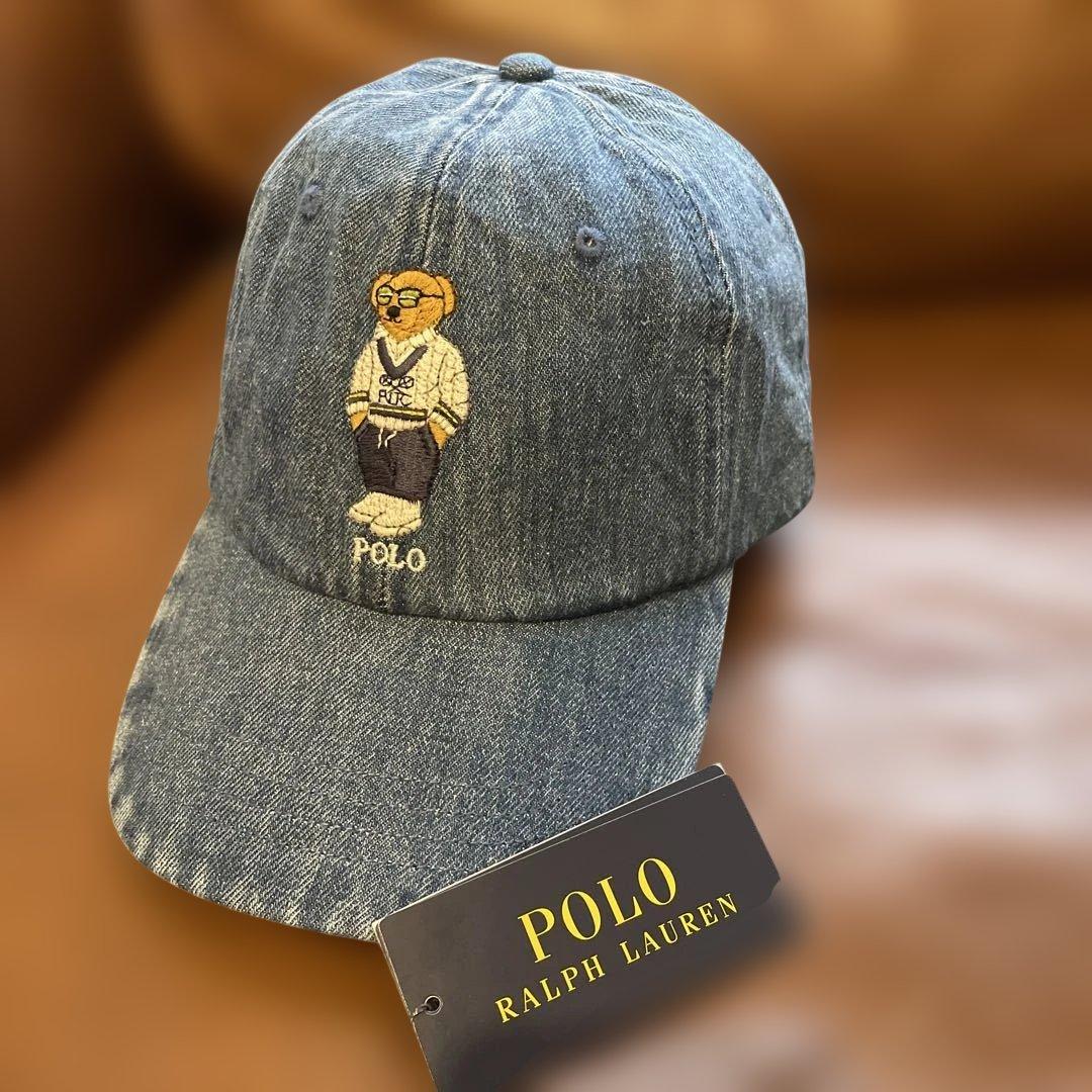 未使用POLO RALPH LAUREN ポロ ラルフ ローレン　デニムキャップ 楽天市場】POLO RALPH LAUREN MEN'S DENIM SPORT CAP / Wash Denim Cap