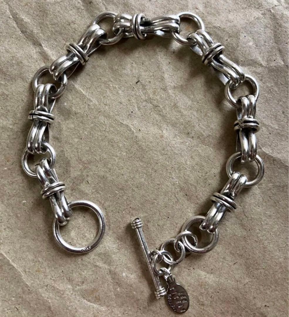 vintage 925 デザイナーズ リンク ブレスレット