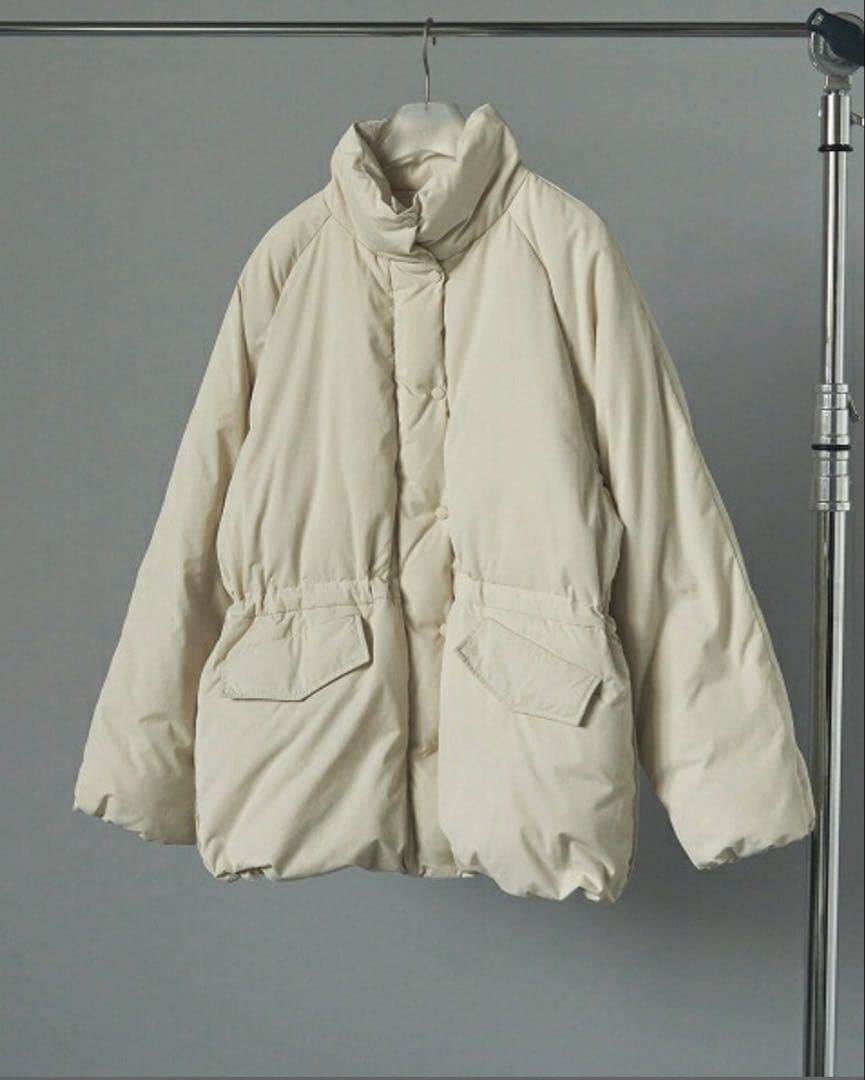 R様　anuke　Standcollar Down Coat アイボリー　38