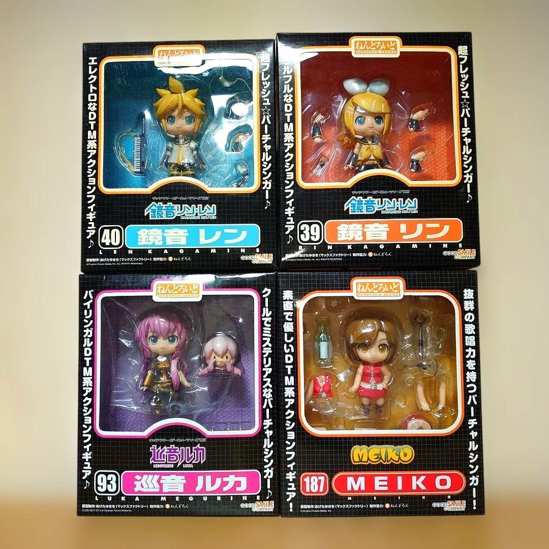 ねんどろいど 鏡音リン 鏡音レン MEIKO 巡音ルカ フィギュア