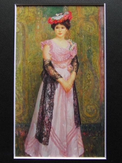 中山忠彦、花冠、希少な画集より、新品高級額・額装付、状態良好