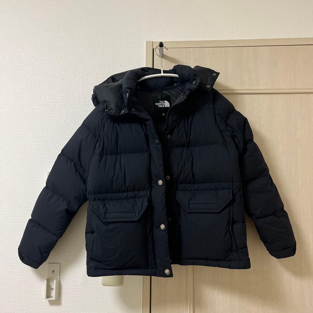 ノースフェイス　ダウン　黒