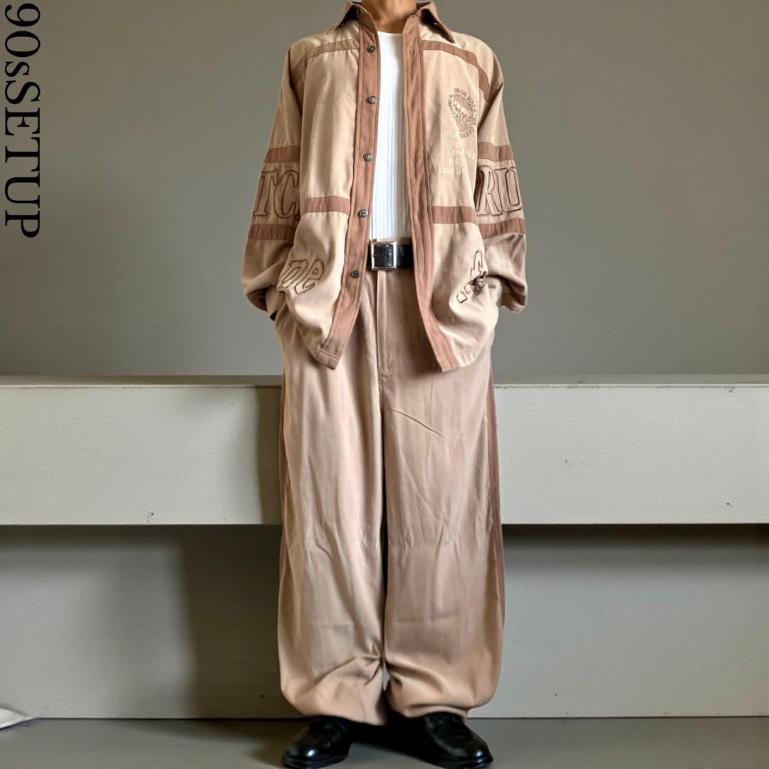 90s FRIZIONE オーバーサイズ高級セットアップ上下 B系HIPHOP セットアップ メンズ 大きいサイズ ブランド スウェット 上下 セット b