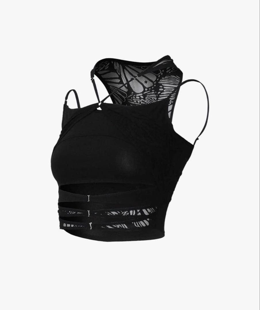 トップス theredthread S lace layered camisole