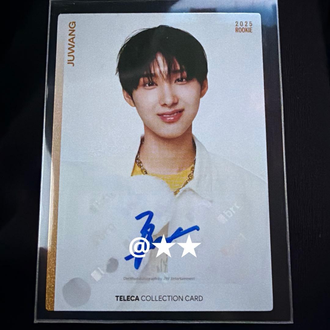 KickFlip ジュワン 直筆サイン K-POP ROOKIE TELECA