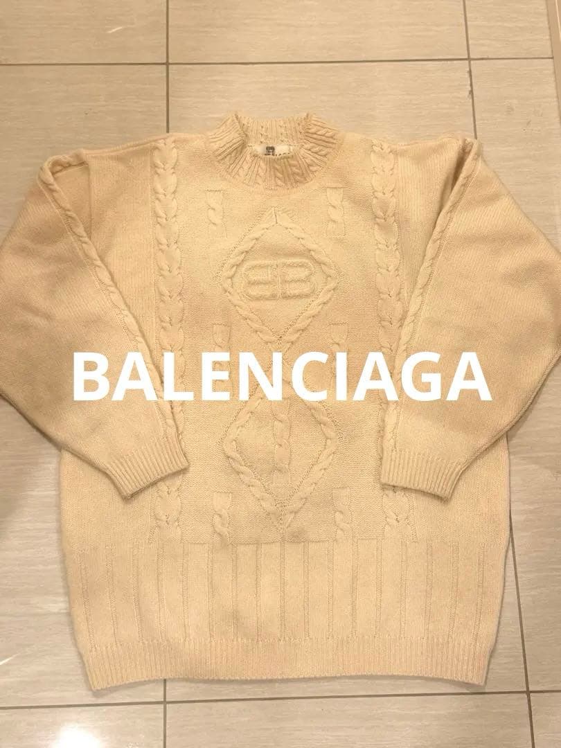 ♡✨BALENCIAGA ✨バレンシアガセーターBBロゴユニセックスニット