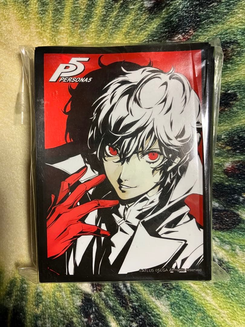 【中古品】ペルソナ5 主人公 ジョーカー スリーブ しろくろフェス限定品