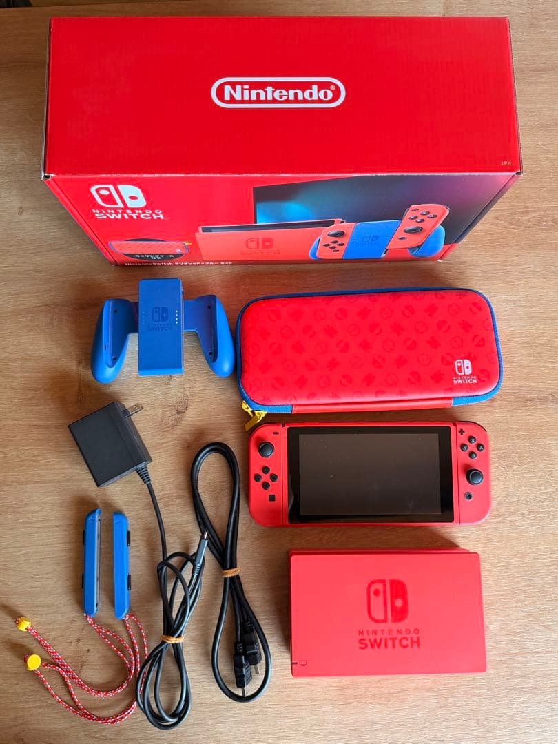 Nintendo Switch マリオレッド×ブルー 本体 + 付属品