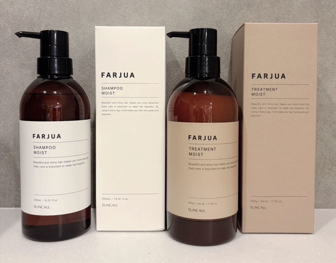 サンコール　ファルジュア　モイスト　シャンプー&トリートメントセット500サイズ