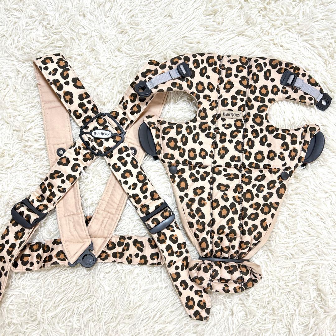ベビービョルン 抱っこ紐 レオパード柄 ベビーキャリアミニ 新生児～1歳 簡単