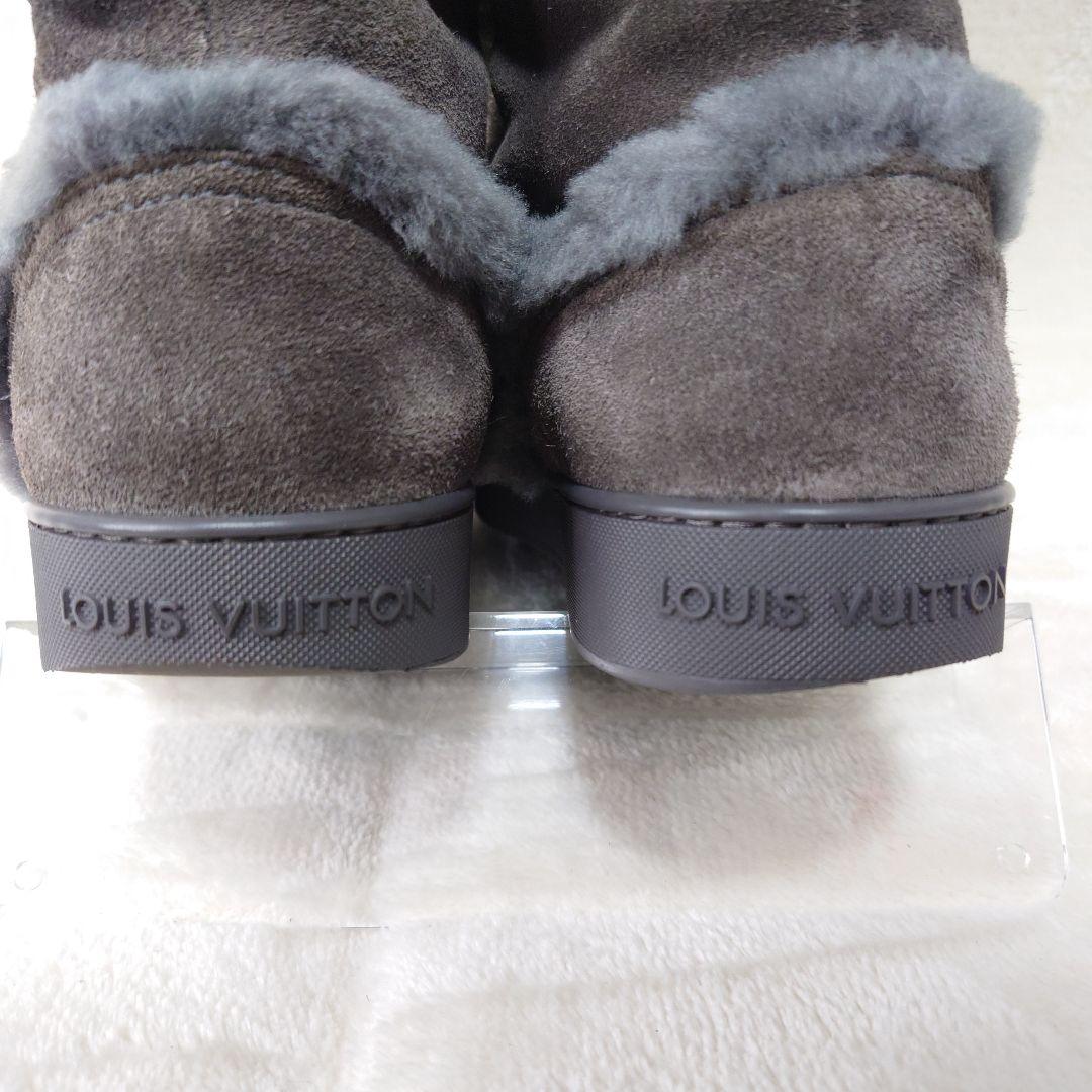 美品】ルイヴィトン ムートン エンジニアブーツ レザー ベルト ボア 37