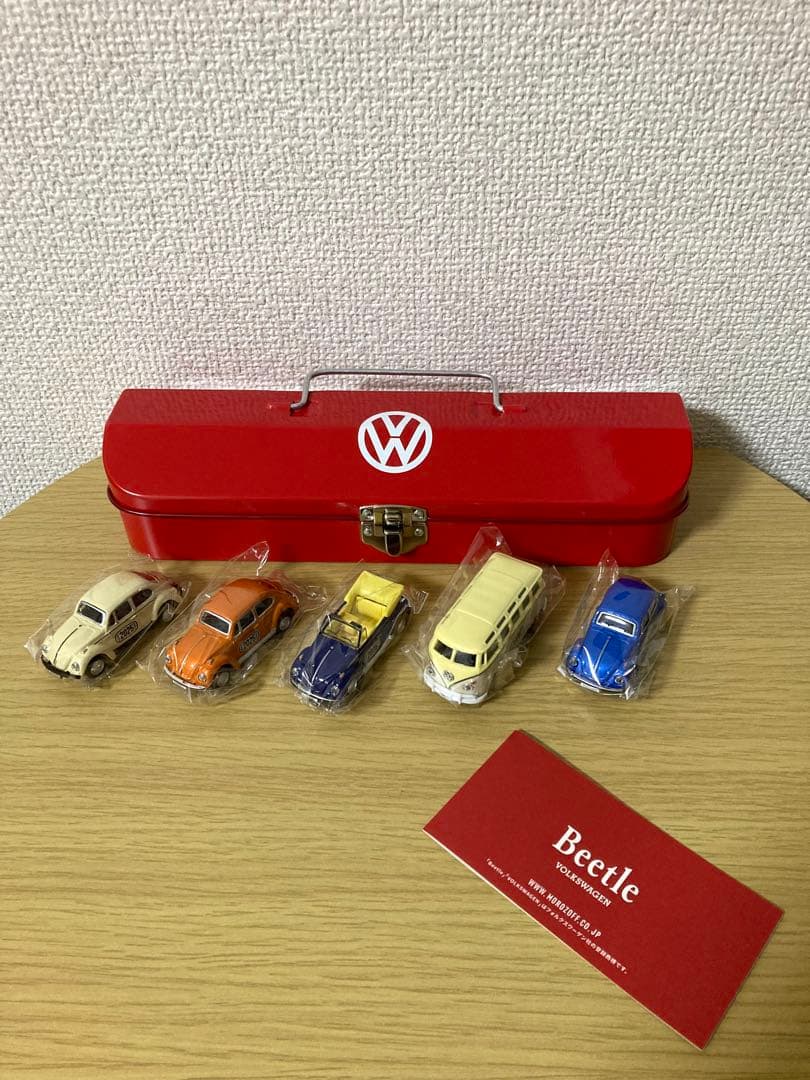【未使用】モロゾフビートル2025 ミニカー5台×スチールコンテナ　セット