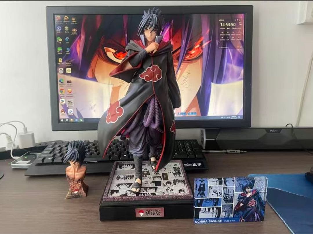 ナルト うちはサスケ ガレージキット ガレキ スタチュー⑦④