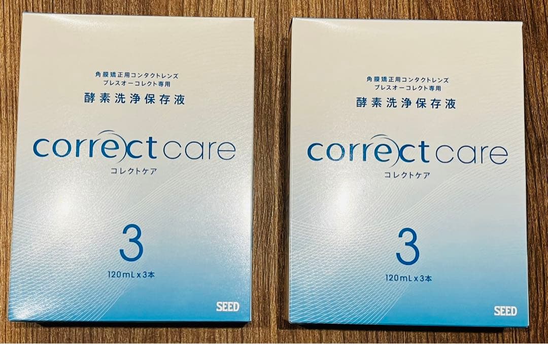 コレクトケア6本セット！オルソケラトロジー治療レンズ専用酵素洗浄保存液