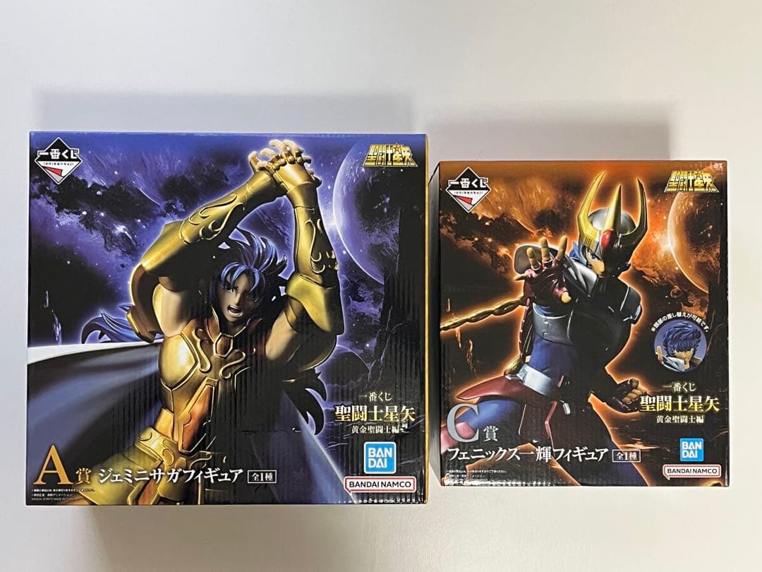 聖闘士星矢 一番くじA賞 ジェミニサガ C賞 フェニックス一輝 2体 フィギュア