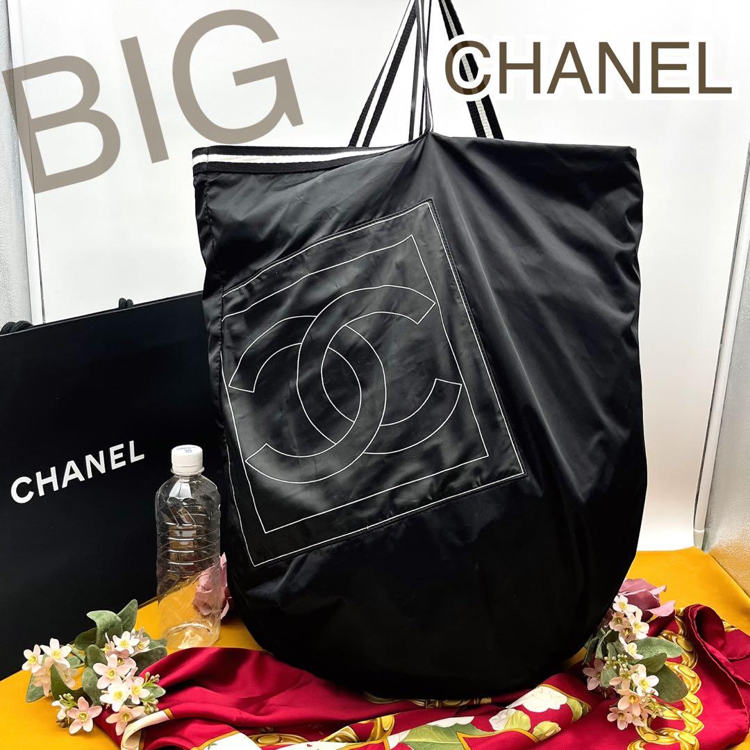 ✨激レア✨シャネル　スポーツバッグ　旅行バッグ　マザーズバッグ　デカココ　黒