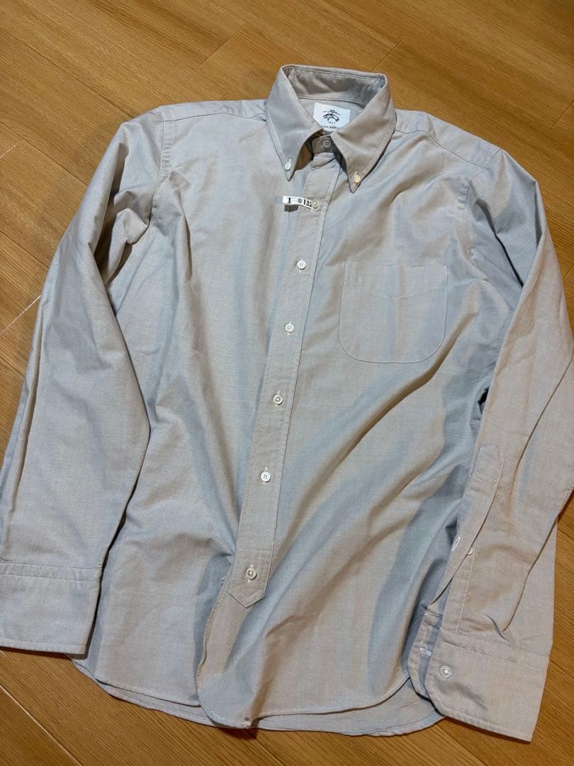 未使用に近い　ブルックスブラザーズ　ブラックフリース　ボタンダウン　BB1