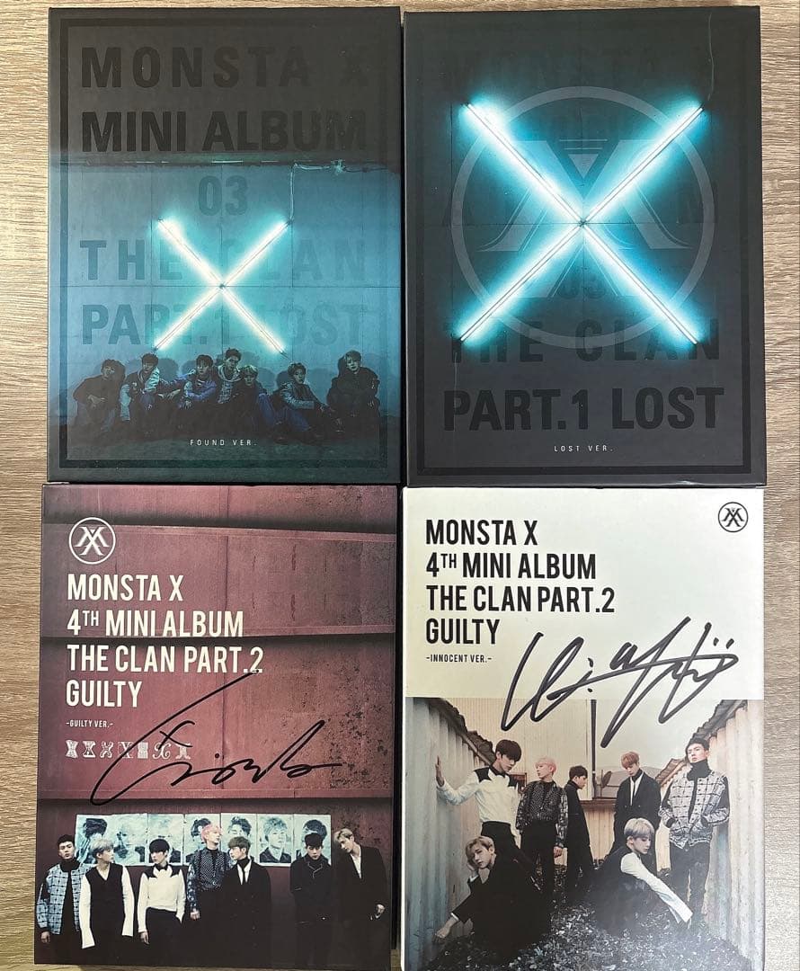 MONSTA X サイン入りアルバムセット