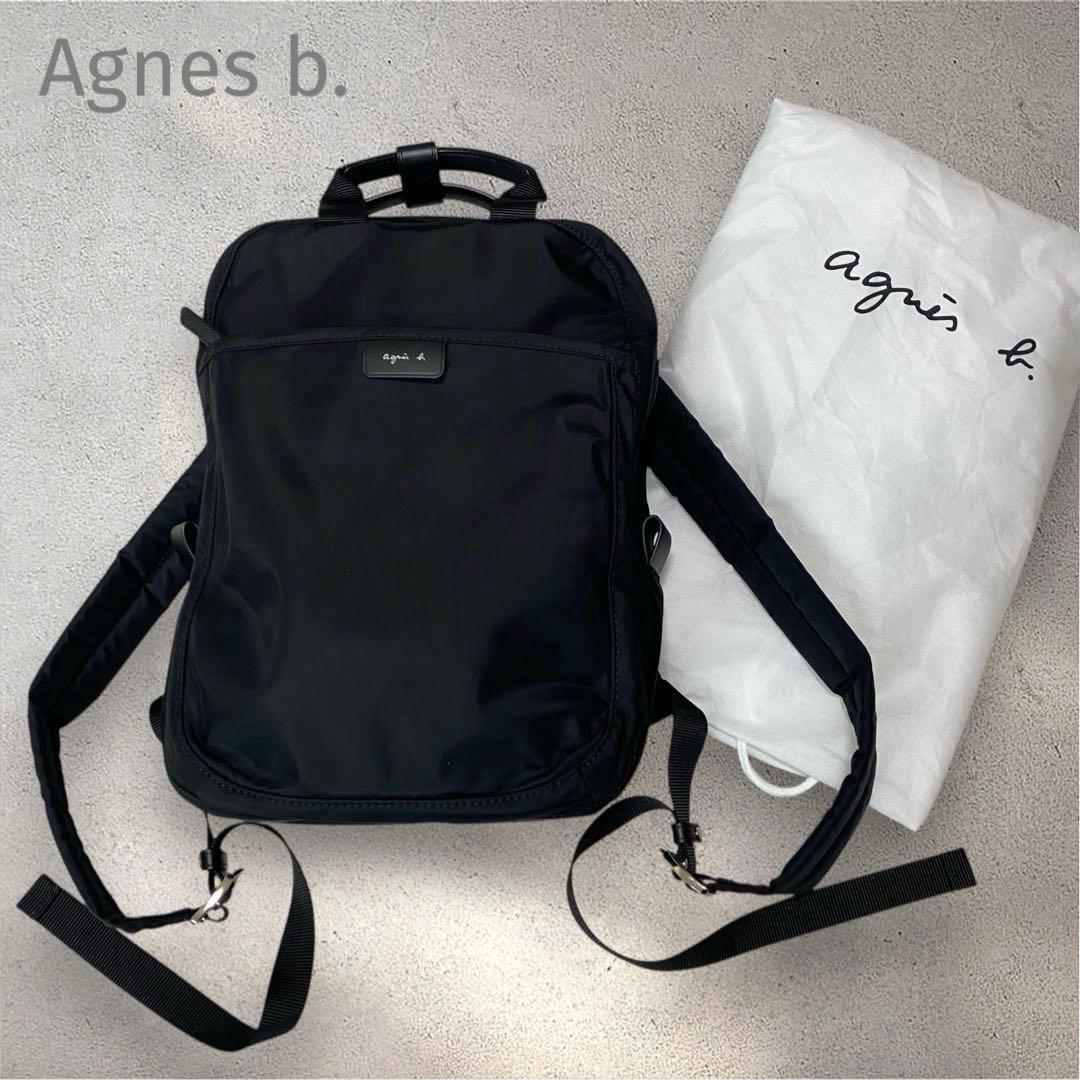 美品✨Agnes b. アニエス・ベー　リュックサック　バックパック　黒