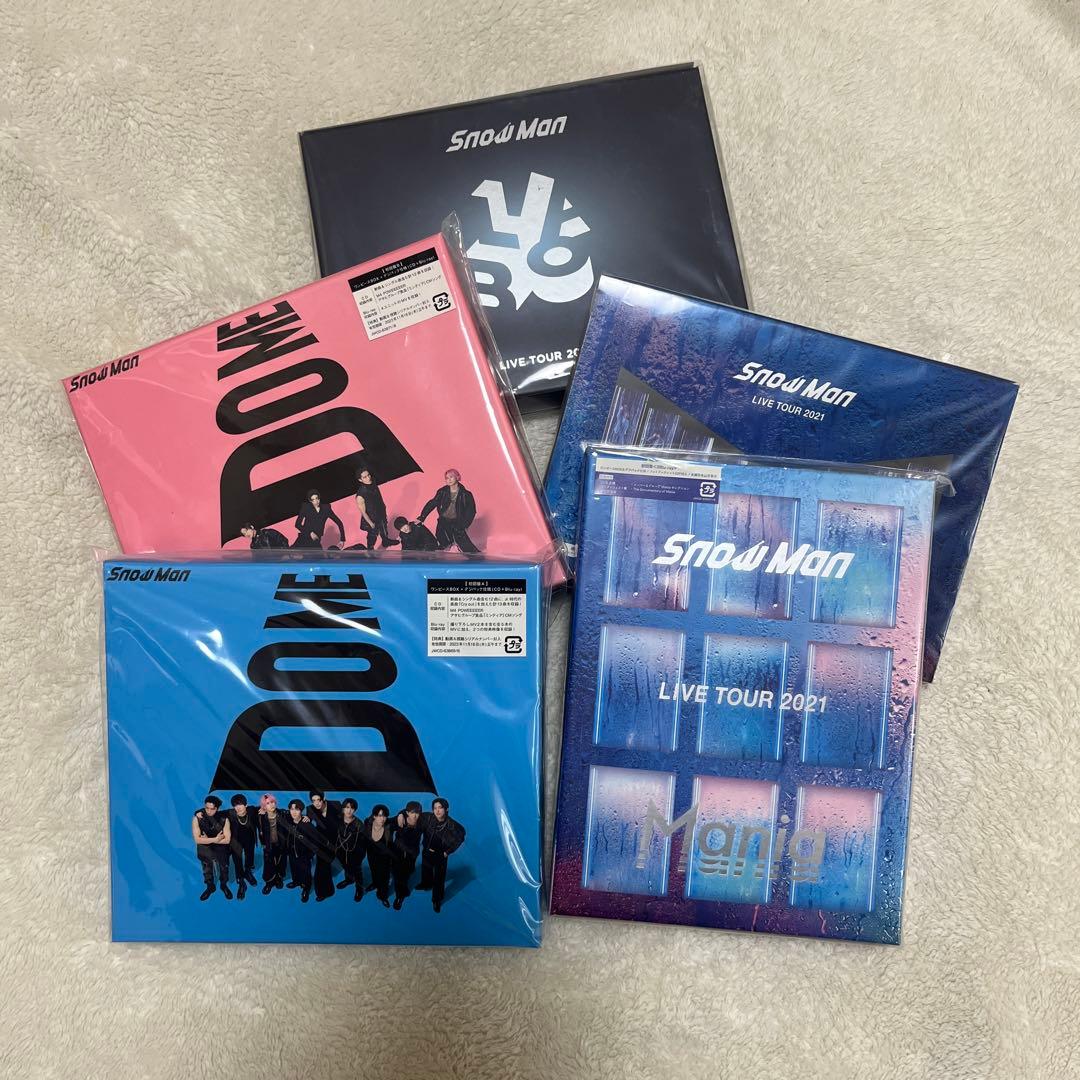  Man LIVE TOUR 2021 CD/DVD セット 5枚 LIVE DVD＆Blu-ray「Snow Man LIVE TOUR 2021 Mania」 | リリース