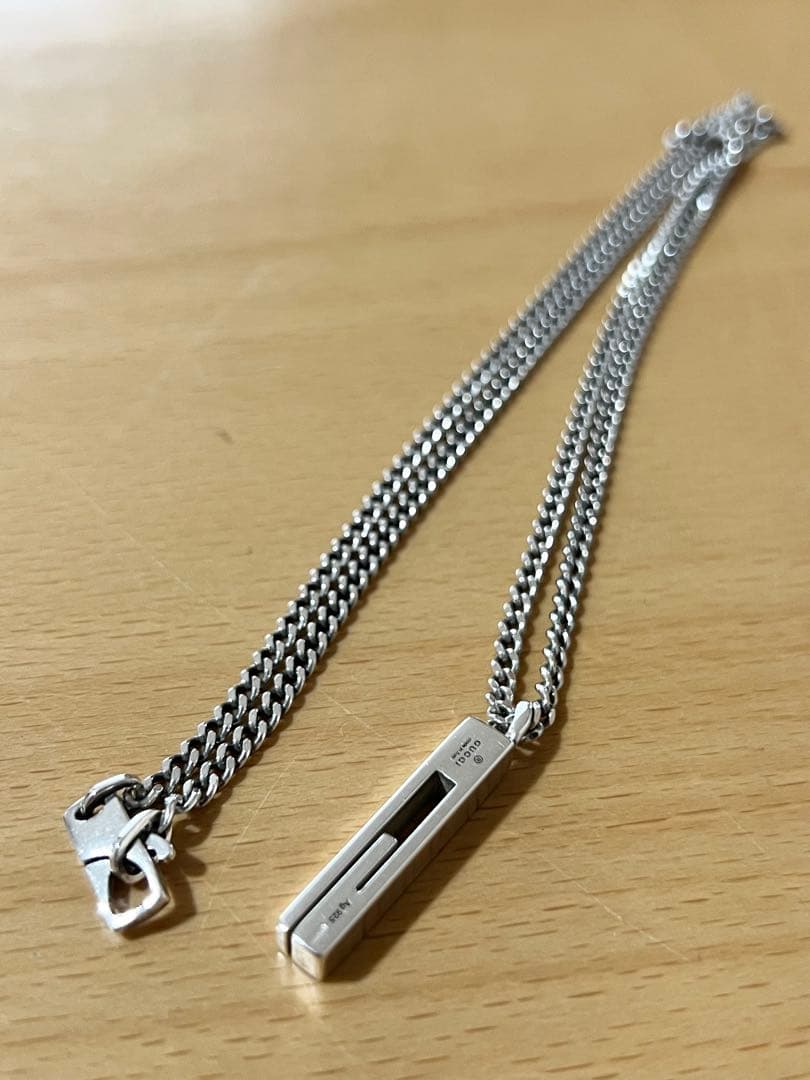 【美品】GUCCI シルバー ネックレス 925