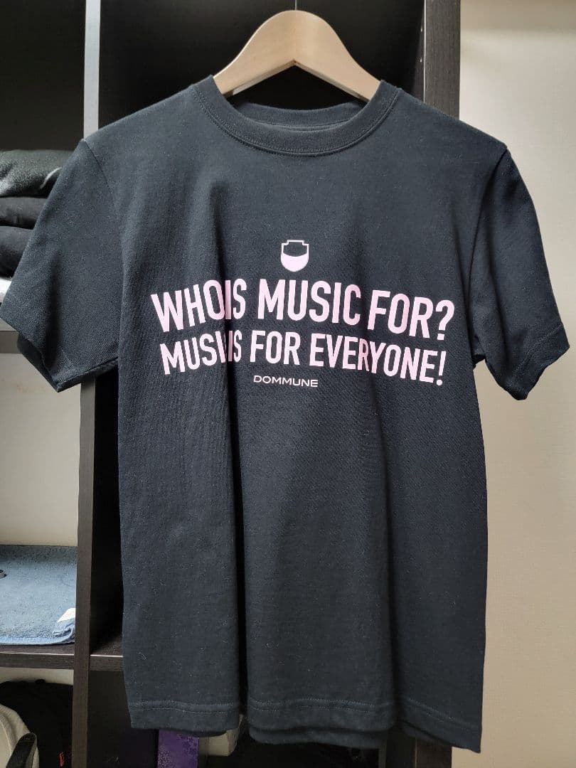 DOMMUNE メッセージプリント Tシャツ 2色セット リーズナブルプリントTシャツ(2色・前後両面) | オリジナルビブス